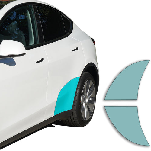 Model Y Sidekit small – Lackschutzfolie PPF für den hinteren Türbereich / Radlauf