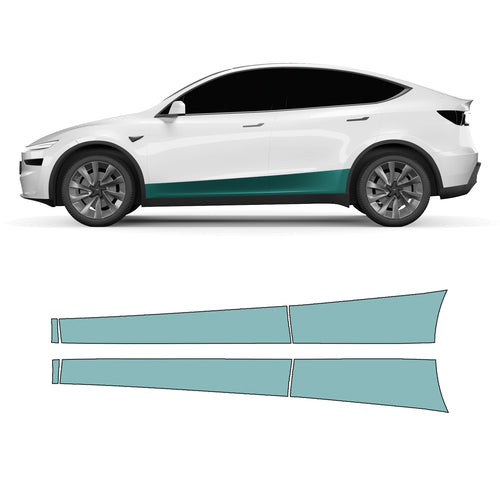 Model Y "Juniper" Sidekit large – Lackschutzfolie PPF für den unteren Türbereich