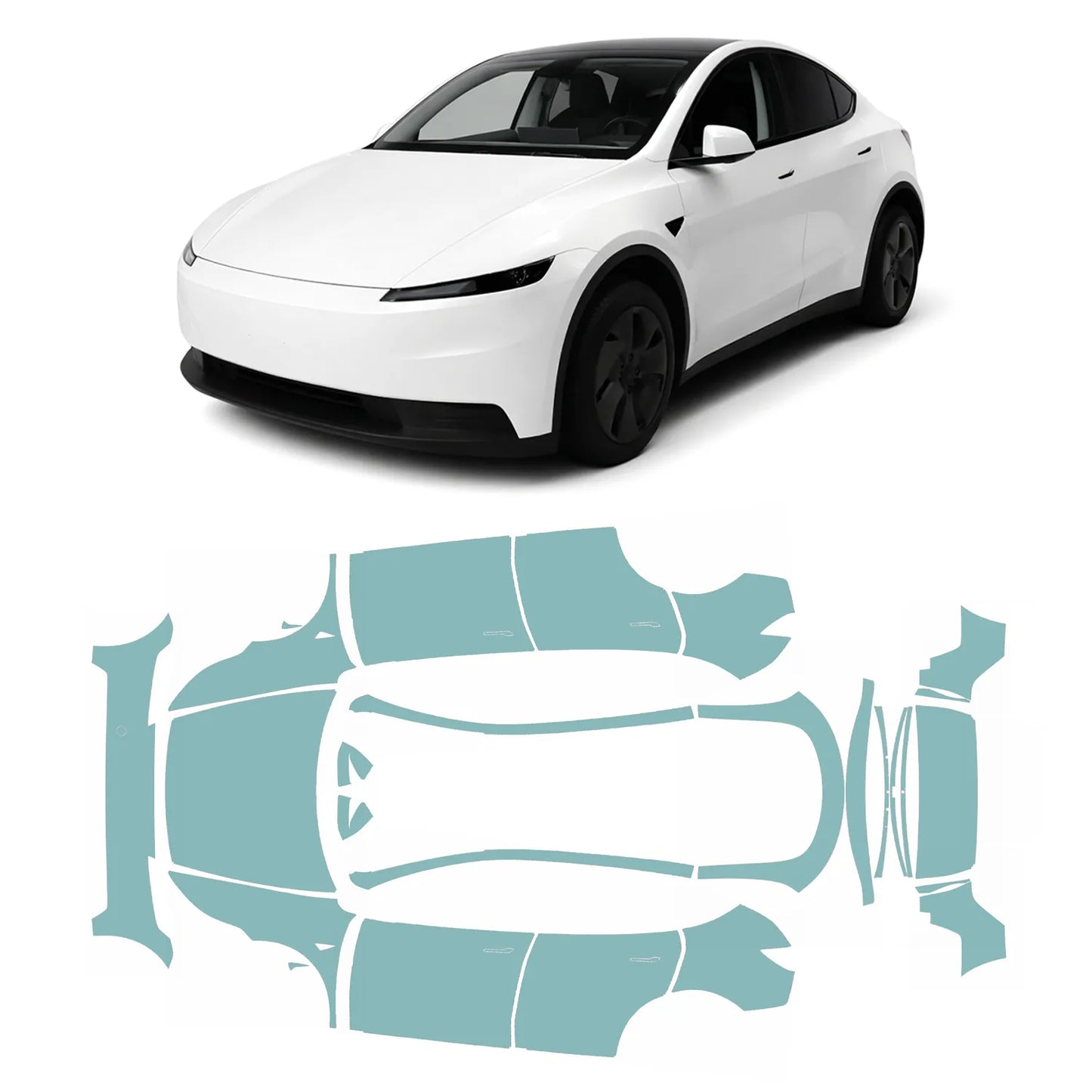 Model Y "Juniper" Standard Komplettes Lackschutzfolienset PPF