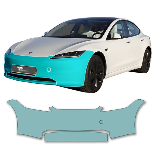 Model 3 “Highland” Lackschutzfolie PPF für die Stoßstange