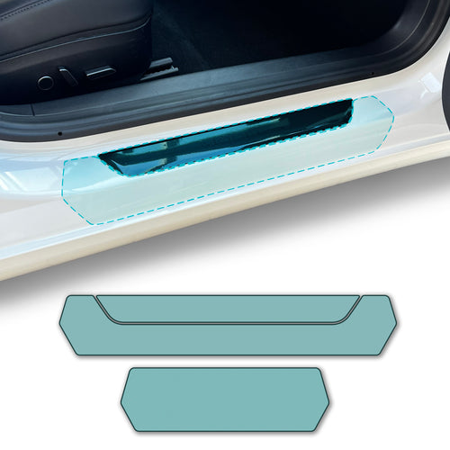 Model 3 Lackschutzfolie PPF für die Einstiegsleisten