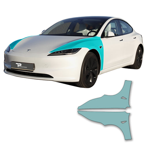 Model 3 “Highland” Lackschutzfolie PPF für die Kotflügel