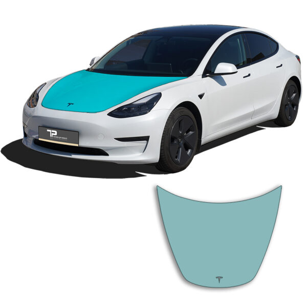 Model 3: Lackschutzfolie für die Motorhaube - Tesla-Protect