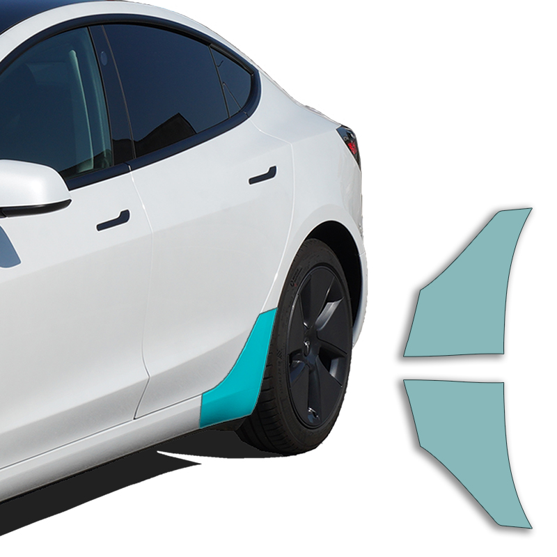 DaSeis Auto Einstiegsleisten Aufkleber für Tesla Model 3 Kohlefaser  Türschwelle Autotürschutz Selbstklebend Autofolie Kratzschutz Abdeckung  Pedal