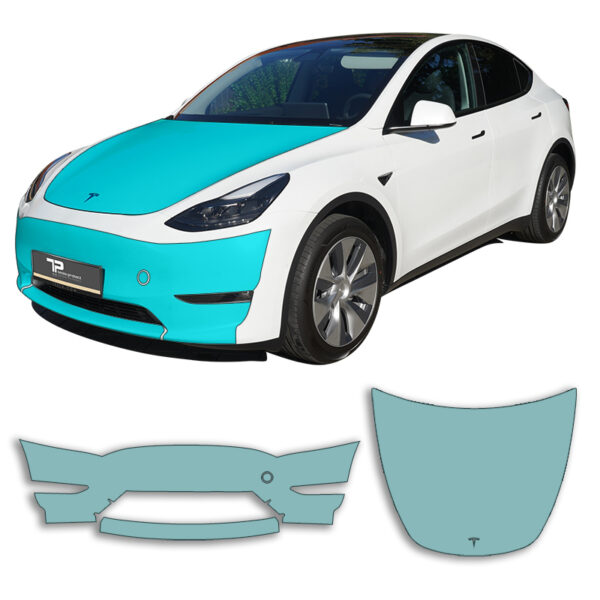 Model Y Frontkit Regular - Lackschutzfolienset für die Fahrzeugfront - Tesla -Protect