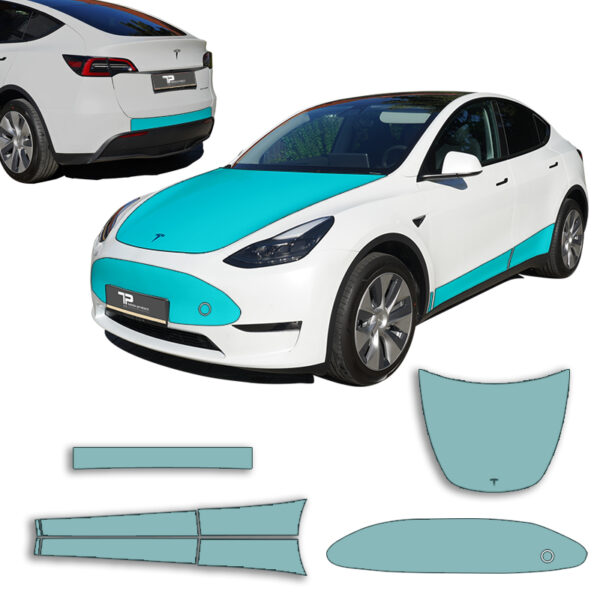 Model Y Ultimate Kit - Großes Lackschutzfolienset für alle exponierten  Bauteile - Tesla-Protect