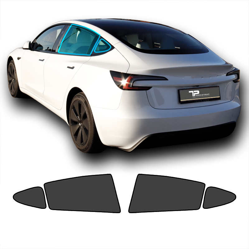 Scheiben Folierung Tesla Model S Refresh / Palladium - Tesla Model